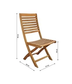 Dehner Klappstuhl Macao -Garten Im Freien 1038736 WE DE 001 KlappstuhlMacaoOhneArmlehneNEU