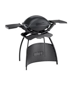 Weber Elektrogrill Q 2400, Mit Stand, Dark Grey