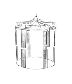 Dehner Metall-Pavillon Heart, Rund, Schwarz, Ca. Ø232/H271 Cm 9 Dehner Metall-Pavillon Heart, Rund, Schwarz, Ca. Ø232/H271 Cm -Garten Im Freien 1389857 WE DE 001 PavillonHeart