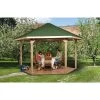 Weka Pavillon 656 Gr. 2, Ca. B399/H312/T461 Cm -Garten Im Freien 1505353 WE FS 001 GARTENLAUNORDERNEY1GR2