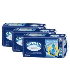Catsan Katzenstreu Smart Pack, 3 X 2 Stück