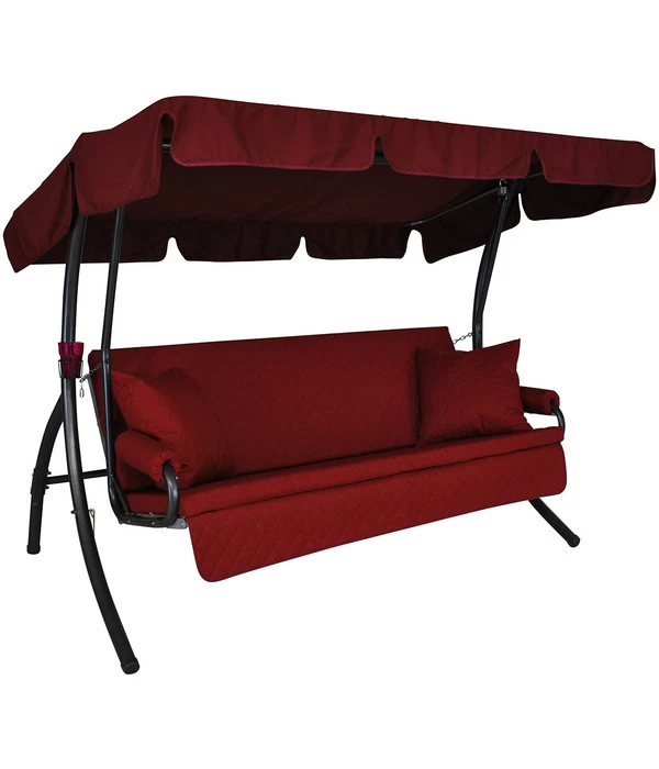 Angerer Hollywoodschaukel Trend Joy Bordeaux, 3-Sitzer 3 Angerer Hollywoodschaukel Trend Joy Bordeaux, 3-Sitzer