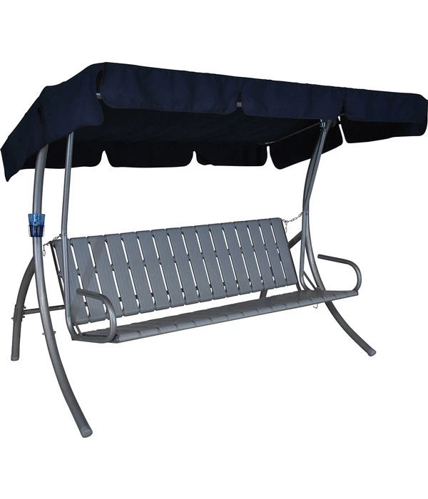 Angerer Hollywoodschaukel Trend Joy Marineblau, 3-Sitzer 5 Angerer Hollywoodschaukel Trend Joy Marineblau, 3-Sitzer – Bild 3