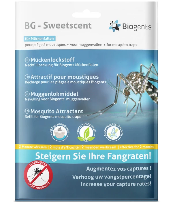Biogents BG-Sweetscent Mückenlockstoff Nachfüllpackung, 1 Stk. 3 Biogents BG-Sweetscent Mückenlockstoff Nachfüllpackung, 1 Stk.