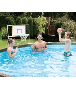 Summer Waves Basketball-Set Frame, Ca. B110/H95/T41 Cm 8 Summer Waves Basketball-Set Frame, Ca. B110/H95/T41 Cm -Garten Im Freien 2048965 WE MO 002 BasketballPool