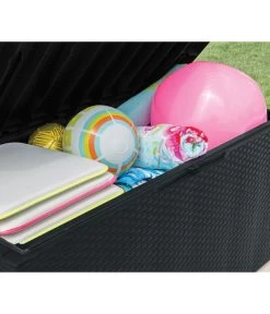 Keter Aufbewahrungsbox Capri, 305 Liter, Ca. B123/H57/T53,5 Cm -Garten Im Freien 2190700 WE DE 003 KeterAufbewahrungsbox