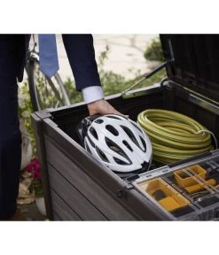 Keter Aufbewahrungsbox Brushwood, 455 Liter, Ca. B145/H60,3/T69,7 Cm -Garten Im Freien 2191161 WE DE 003 KeterAufbewahrungsbox