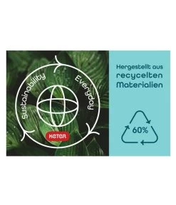 Keter Aufbewahrungsbox Brushwood, 455 Liter, Ca. B145/H60,3/T69,7 Cm -Garten Im Freien 2191161 WE IG 001 KeterAufbewahrungsbox