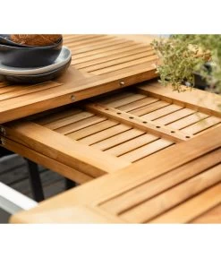Dehner Teak-Ausziehtisch Colmar, Ca. B152-210/H76/T89 Cm -Garten Im Freien 2785608 WE DE 002 DehnerTischColmar