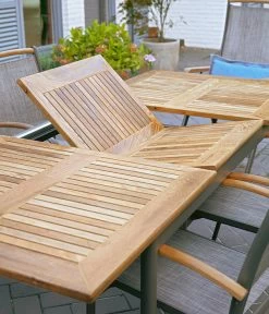 Dehner Teak-Ausziehtisch Colmar, Ca. B152-210/H76/T89 Cm -Garten Im Freien 2785608 WE MO 003 DehnerAusziehtischColmar