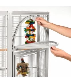 Montana Vogelvoliere Denver II, Platinum 16 Montana Vogelvoliere Denver II, Platinum -Garten Im Freien 3039476 WE DE 001 NEUPPVoliereDenver2Platinum