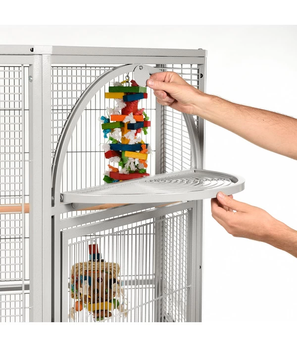 Montana Vogelvoliere Denver II, Platinum 6 Montana Vogelvoliere Denver II, Platinum – Bild 4