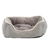 Dehner Lieblinge Kuschelbett Sammy, Rechteckig, Grau