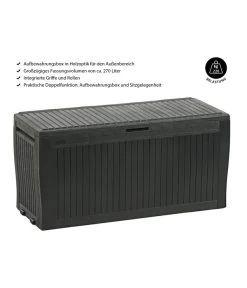 Keter Aufbewahrungsbox Comfy, 270 Liter, Ca. B116,7/H57/T44,7 Cm 16 Keter Aufbewahrungsbox Comfy, 270 Liter, Ca. B116,7/H57/T44,7 Cm -Garten Im Freien 3128733 WE IG 001 AufbewahrungsboxComfy270Liter