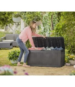 Keter Aufbewahrungsbox Comfy, 270 Liter, Ca. B116,7/H57/T44,7 Cm 14 Keter Aufbewahrungsbox Comfy, 270 Liter, Ca. B116,7/H57/T44,7 Cm -Garten Im Freien 3128733 WE MO 004 KeterAufbewahrungsbox