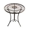 Metalltisch Antik, Ca. Ø61/H72 Cm -Garten Im Freien 3214889 WE FS 005 Metalltischrundantik