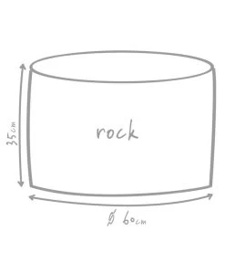 Outbag Outdoor-Sitzsack Rock Plus -Garten Im Freien 3452067 WE DE 002 GlobalBeddingPlusAnthrazit