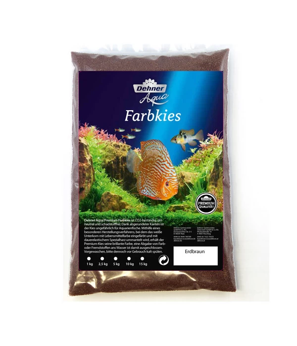 Dehner Aqua Premium Farbkies Erdbraun, 0,4-0,8 Mm 3 Dehner Aqua Premium Farbkies Erdbraun, 0,4-0,8 Mm