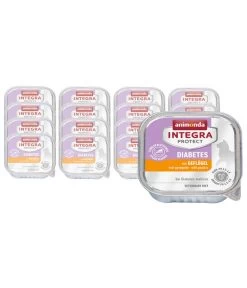 Animonda INTEGRA PROTECT Nassfutter Für Katzen Diabetes, Geflügel, 16 X 100g