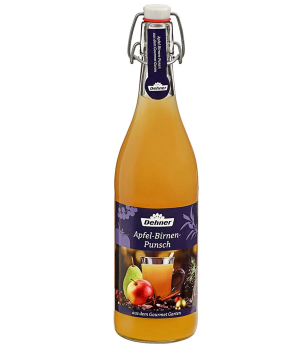 Dehner Apfel-Birnen-Punsch, 0,75 L 3 Dehner Apfel-Birnen-Punsch, 0,75 L