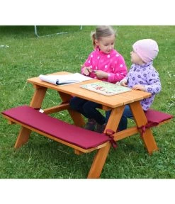 Habau Kinder Picknickbank, 89 X 79 X 50 Cm 7 Habau Kinder Picknickbank, 89 X 79 X 50 Cm -Garten Im Freien 4031092 WE MO 002 Kinderpicknickbank