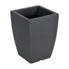 Farmet Kunststoff-Pflanzkübel Hydrus -Garten Im Freien 4110128 WE FS 001 HYDRUSQuadratischerPflanzkuebel29x29x40cmhochDUNKELANTHRAZIT