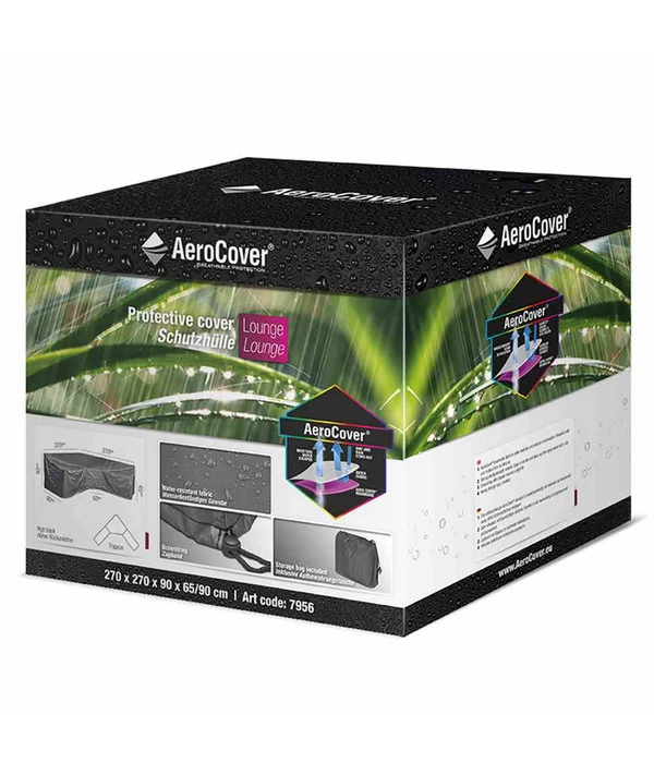 AeroCover Loungesethülle L-Form, 270x270x90x65/90 Cm 5 AeroCover Loungesethülle L-Form, 270x270x90x65/90 Cm – Bild 3