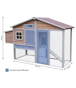 KERBL Hühnerstall Bonny, Ca. B181/H118/T65 Cm 10 KERBL Hühnerstall Bonny, Ca. B181/H118/T65 Cm -Garten Im Freien 4388112 WE BG 001 Kerbl HuehnerstallBonnyMetall