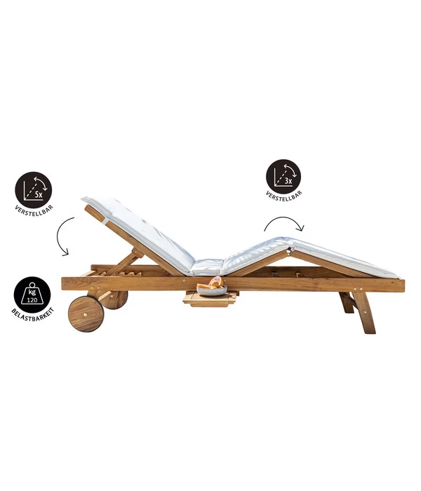 Dehner Rollliege Ravenna, Ca. B70/H89/T200 Cm 9 Dehner Rollliege Ravenna, Ca. B70/H89/T200 Cm – Bild 7