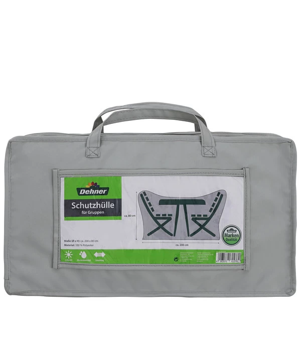 Dehner Abdeckhaube Für Runde Sitzgruppen, Ø 200x80 Cm, Grau 3 Dehner Abdeckhaube Für Runde Sitzgruppen, Ø 200x80 Cm, Grau