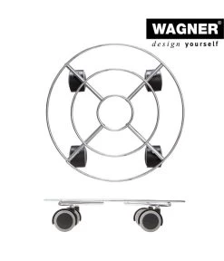 Wagner Pflanzroller, Verchromt -Garten Im Freien 4426193 WE FS 002 PflRollerMultiDraht