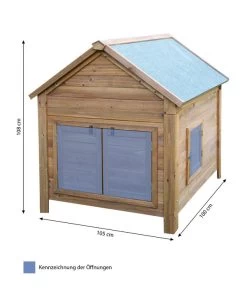 KERBL Kleintierstall, Ca. B105/H108/T100 Cm -Garten Im Freien 5045851 WE BG 001 Kerbl KleintierstallMG
