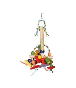 Trixie Vogelspielzeug Aus Holz, Bunt