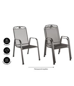 MWH Metall-Gartensessel Savoy -Garten Im Freien 5312046 WE IG 001 MWHMetallGartensesselSavoyneu