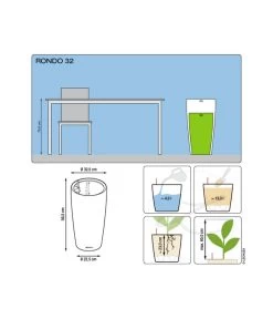 LECHUZA® RONDO, All-in-One-Set 13 LECHUZA® RONDO, All-in-One-Set -Garten Im Freien 5473616 5478227 3272812 5186838 5186804 5186788 WE DE 001 RondoPremium32