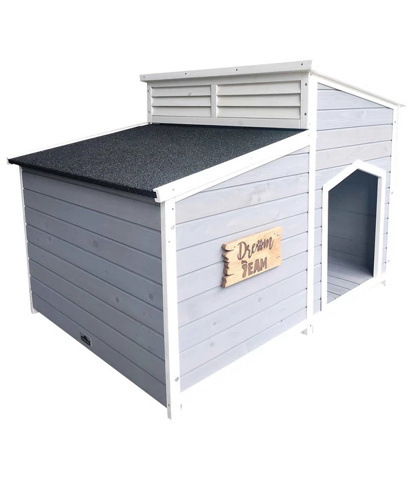 Dehner Lieblinge Hundehütte Balu, Ca. B128/H91/T88,5 Cm 3 Dehner Lieblinge Hundehütte Balu, Ca. B128/H91/T88,5 Cm