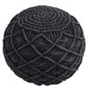 Dehner Pouf Sanna, Ca. Ø40/H40 Cm 2 Dehner Pouf Sanna, Ca. Ø40/H40 Cm -Garten Im Freien 6667851 WE FS 001 PoufSannaAnthrazit40cm
