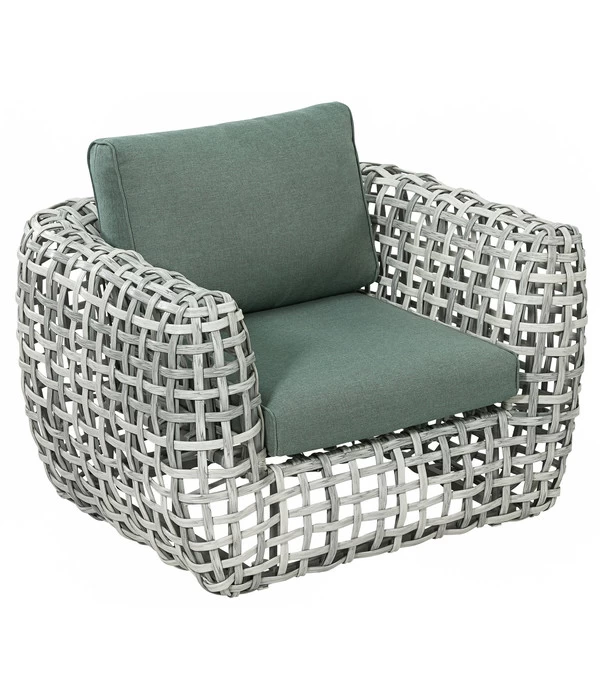 Dehner Flechtlounge Bali, 4-teilig 3 Dehner Flechtlounge Bali, 4-teilig