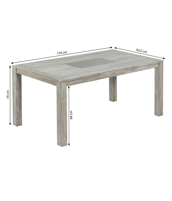 Dehner Tisch Stockholm, Ca. B170/H76/T92,5 Cm 8 Dehner Tisch Stockholm, Ca. B170/H76/T92,5 Cm – Bild 6