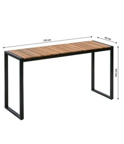 Dehner Balkontisch Chicago Wood, Ca. B133/H74,5/T42 Cm -Garten Im Freien 6741797 WE BG 001 BalkontischChicagoWood