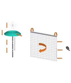 KHW Tomatenhut -Garten Im Freien 6818819 WE DE 002 Tomatenhut 2erSet