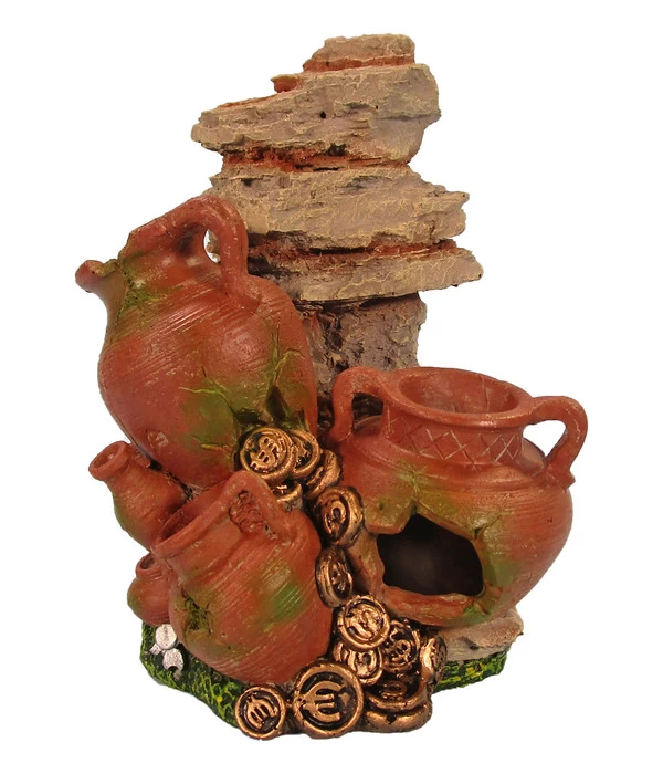 ORBIT® Aquariumdeko Fässer Mit Felsen 3 ORBIT® Aquariumdeko Fässer Mit Felsen