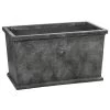 Dehner Leichtbeton-Kasten Windsor, Rechteckig, Grau -Garten Im Freien 6866628 6866636 WE FS 002 DehnerLeichtbetonKastenWindsor