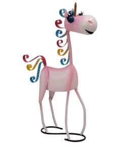 Dehner Metall-Einhorn, Rosa, Ca. H46,5 Cm