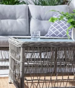 Dehner Geflechtlounge Santos, 4-teilig 23 Dehner Geflechtlounge Santos, 4-teilig -Garten Im Freien 6875074 WE DE 001 LoungeSantosNEU