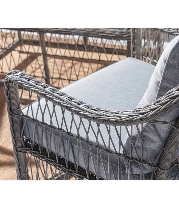 Dehner Geflechtlounge Santos, 4-teilig 13 Dehner Geflechtlounge Santos, 4-teilig – Bild 11