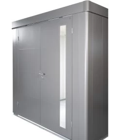 Biohort Gerätehaus Neo 4D, Dunkelgrau/quarzgrau -Garten Im Freien 6885255 WE DE 005 BiohortGeraetehausNeo