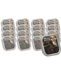 Dehner Wild Nature Nassfutter Für Katzen Hochmoor Adult, Ente & Pute, 16 X 100 G