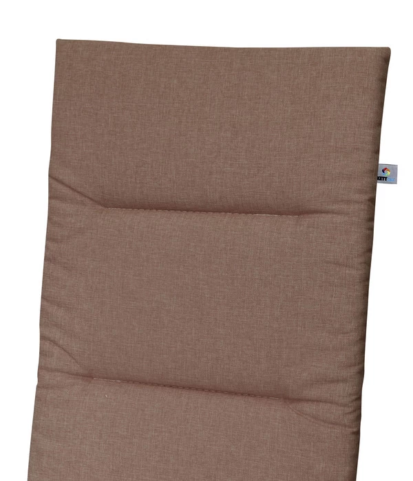 KETTtex Hochlehnerpolster Lindos Taupe, Ca. B120/H4/T50 Cm 7 KETTtex Hochlehnerpolster Lindos Taupe, Ca. B120/H4/T50 Cm – Bild 5