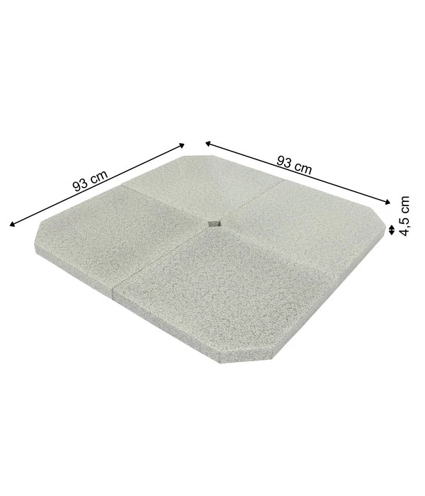 Dehner Schirmständer-Platte, 30 Kg 8 Dehner Schirmständer-Platte, 30 Kg – Bild 6